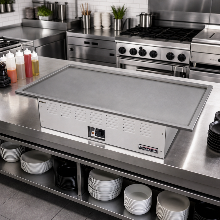 Product image #2 for Garland E22-36-60GMX Electric Teppan-Yaki Drop-In Griddle with 59-5/8 x 24-1/16 Inch Grill Size