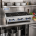 Thumbnail image #2 for Imperial 36-Inch Gas Countertop Hot Plate with 6 Open Burners and Stainless Steel Front/Sides