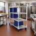 Thumbnail image #2 for New Age Mobile Aluminum 3-Tier Tray Drying Rack, 288-Tray Capacity