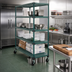 Thumbnail image #2 for Eagle QuadPLUS 5-Tier Mobile Starter Wire Shelving Unit with 5