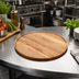 Thumbnail image #3 for 16-Inch Round Acacia Wood Serving Board
