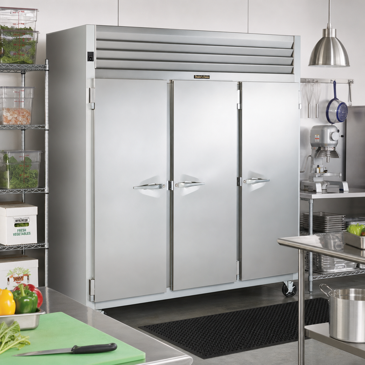 Product image #2 for Dealer's Choice G-Series 3-Section Reach-In Freezer with Full-Height Solid Doors
