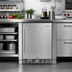 Thumbnail image #2 for KoolMore 5 Cu. Ft. One-Section Built-In Stainless Steel Undercounter Refrigerator