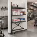 Thumbnail image #2 for Metro SmartLever SM862154-ADD Steel Cantilevered Shelving Add-On Kit for 54 x 21-Inch Shelves, 86-3/8-Inch High