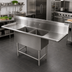 Thumbnail image #2 for John Boos Pro-Bowl 2-Compartment Sink with Left and Right Drainboards