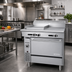 Thumbnail image #2 for Garland Cuisine 36-Inch Heavy Duty Gas Combination Range with 18-Inch Thermostatic Griddle, 18-Inch Hot Top, and Standard Oven