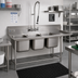 Thumbnail image #2 for Advance Tabco Regaline 3-Compartment Sink with Right-Hand Drainboard, 16