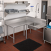 Thumbnail image #2 for John Boos Pro-Bowl 60-Inch L-Shaped Corner Soiled Dish Table with 20 x 20 x 8-Inch Sink Bowl, Left-to-Right, 16 Gauge 300 Series Stainless Steel