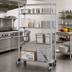 Thumbnail image #2 for Quantum 4-Shelf Mobile Wire Shelving Cart, 60