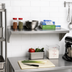 Thumbnail image #2 for BK Resources 60-Inch x 12-Inch Wall-Mounted Economy T-430 Stainless Steel Shelf