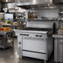 Thumbnail image #2 for Garland Cuisine Series 36-Inch Heavy Duty Gas Range with 4 Open Burners and Convection Oven