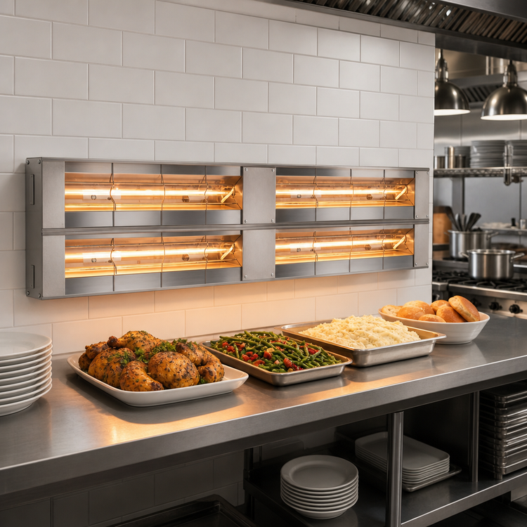 Product image #2 for Hatco Glo-Ray 18-Inch Lighted Single Infrared Strip Heater