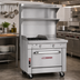 Thumbnail image #2 for Southbend Platinum 32-Inch Modular Heavy Duty Gas Range with 2 Open Burners and 16-Inch Griddle