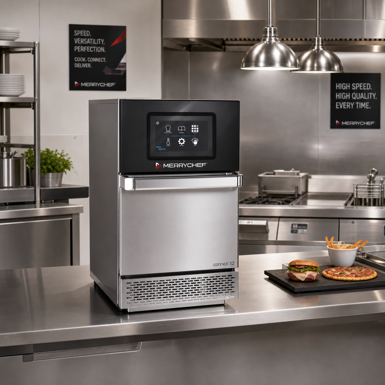Product image #2 for Merrychef conneX 12 High-Power Stainless Steel Ventless High-Speed Oven with Microwave, Convection, and Impingement