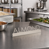 Thumbnail image #3 for American Metalcraft Almond Stainless Steel Table Sign, 1-1/4 Inch High