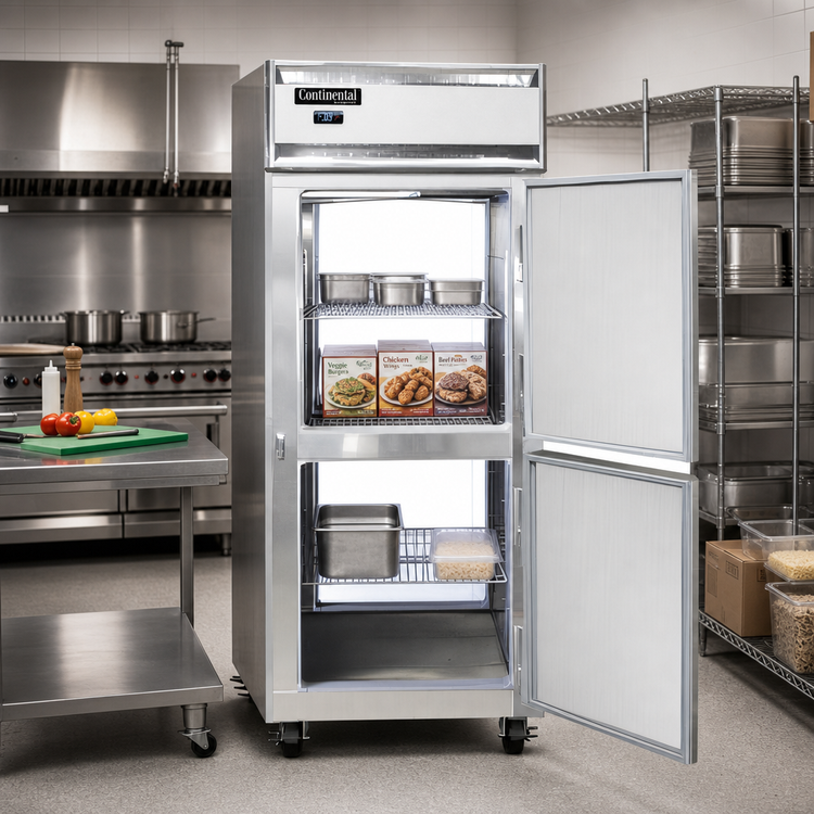 Product image #2 for Continental Refrigerator 1FXNSAPTHD Extra-Wide One-Section Pass-Thru Freezer