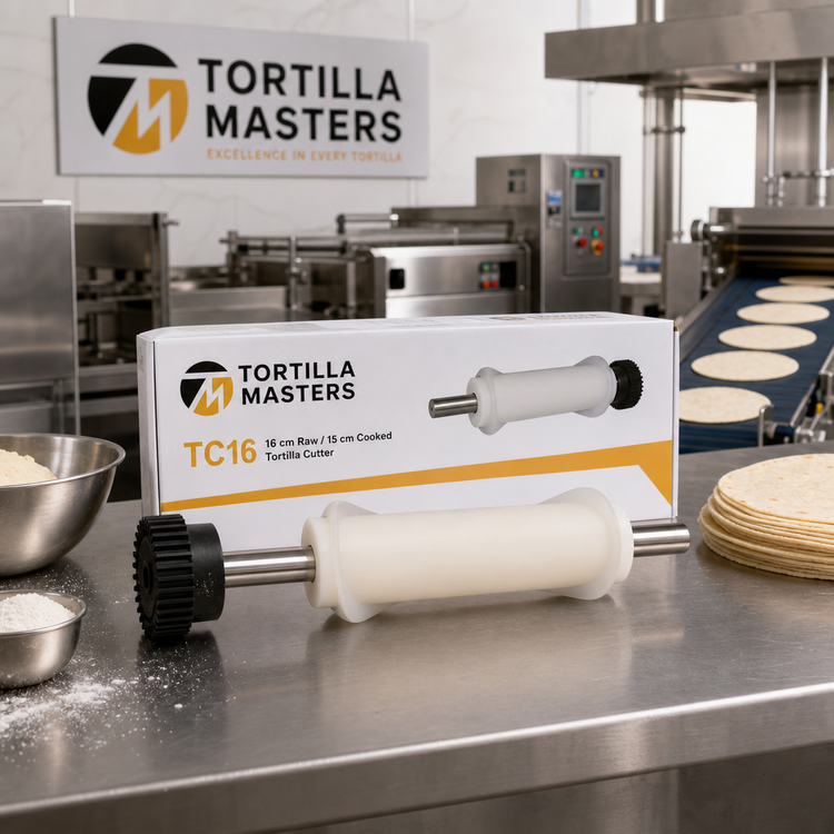 Product image #2 for Tortilla Masters TC16 16 cm Raw / 15 cm Cooked Tortilla Cutter