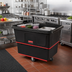 Thumbnail image #2 for Heavy-Duty Mobile Open-Top Utility Truck Prep Cart, 20 Cu. Ft., 1200 lb Capacity, Black