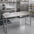 Thumbnail image #2 for Eagle Spec-Master Marine Series 120-Inch x 24-Inch 14-Gauge Stainless Steel Work Table with Open Base