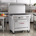 Thumbnail image #2 for Southbend Ultimate 24-Inch Gas Restaurant Range with 4 Open Burners, Cabinet Base, and Backriser Shelf