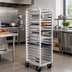 Thumbnail image #2 for Eagle Group Lifetime Series Universal Aluminum Bun Pan Rack with Casters