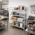 Thumbnail image #2 for Fermostock 4-Tier Stationary Starter Shelving Unit, 52