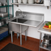 Thumbnail image #2 for John Boos E-Series 1-Compartment Sink with Right-Hand Drainboard, 18-Gauge Stainless Steel, 14-Inch Deep Bowl
