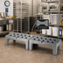 Thumbnail image #2 for Metro Bow-Tie 48 x 22 x 12 Inch Slotted Polymer Dunnage Rack with Bow-Tie Joining Tie