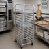 Thumbnail image #3 for Channel Manufacturing Full-Height Aluminum End-Load Pizza Pan and Dough Box Rack