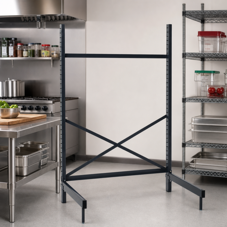 Product image #2 for Metro SmartLever Stationary Cantilevered Starter Unit Base Kit for 30 x 30 Shelves