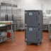Thumbnail image #3 for Cambro Pro Cart Ultra PCUCC615 Two-Compartment Electric Cold Food Pan Carrier