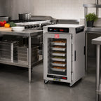 Thumbnail image #3 for Metro HotBlox™ HBCN8-DC-UC Narrow 8-Pan Undercounter Insulated Holding Cabinet with Clear Door and Touchscreen Controls