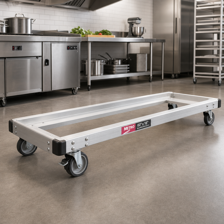 Product image #2 for Metro 60-Inch x 18-Inch Aluminum Truck Dolly Frame with Wraparound Bumper