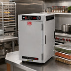 Thumbnail image #3 for Metro HotBlox™ HBCN8-AS-CT 8-Pan Countertop/Stacking Insulated Holding Cabinet, Analog Controls, Solid Door, 120V