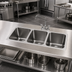 Thumbnail image #2 for Vollrath 3-Compartment Weld-In/Undermount Sink, 18-Gauge Stainless Steel, 14 x 12 x 12-Inch Compartments