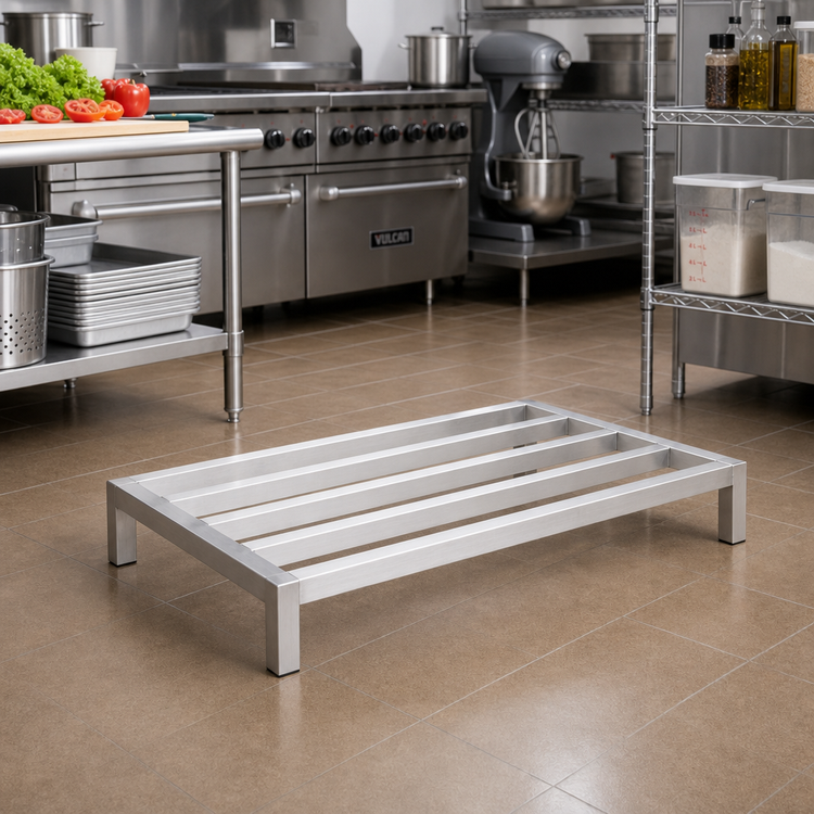 Product image #2 for Panco All-Welded Aluminum Tubular Dunnage Rack, 48 x 24 x 8 Inches, 2,000 lb. Capacity