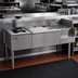 Thumbnail image #2 for Eagle 1800 Series 62-Inch Underbar Drainboard, Ice Bin, and Blender Unit with Center Ice Bin and Left Blender Recess