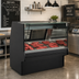 Thumbnail image #2 for Structural Concepts Fusion GMGV4 51-Inch Vertical Remote Refrigerated Service Case with Lift-Up Front Glass