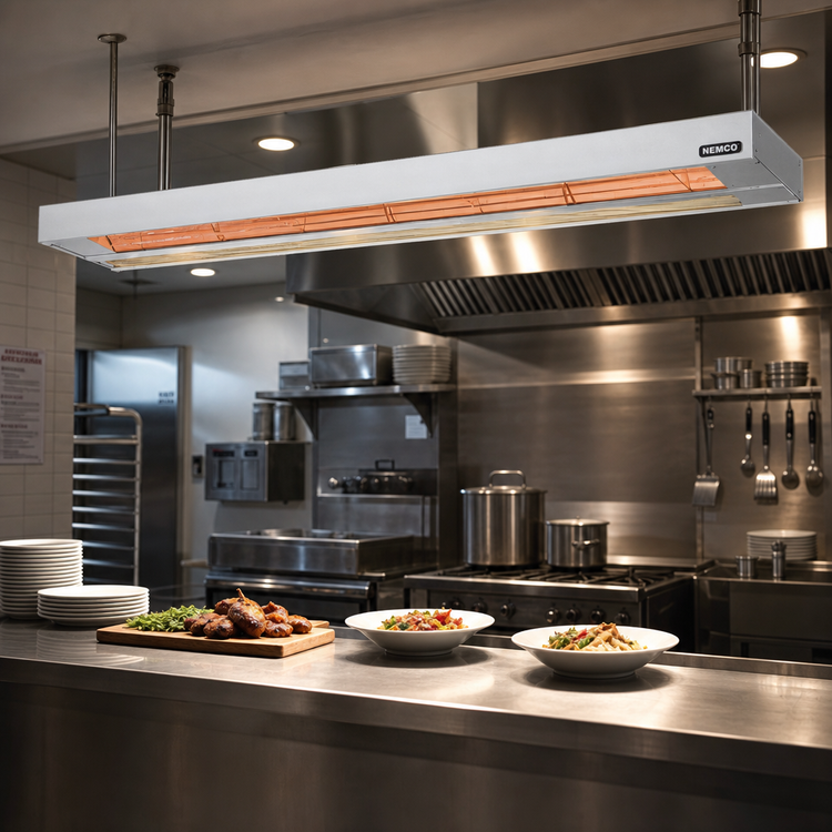 Product image #2 for Nemco 36-Inch Dual Lighted Remote-Controlled Infrared Strip Heater