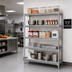 Thumbnail image #2 for EagleGard 5-Tier Add-On Wire Shelving Unit, 48W x 24D x 74H, Hybrid Epoxy Finish