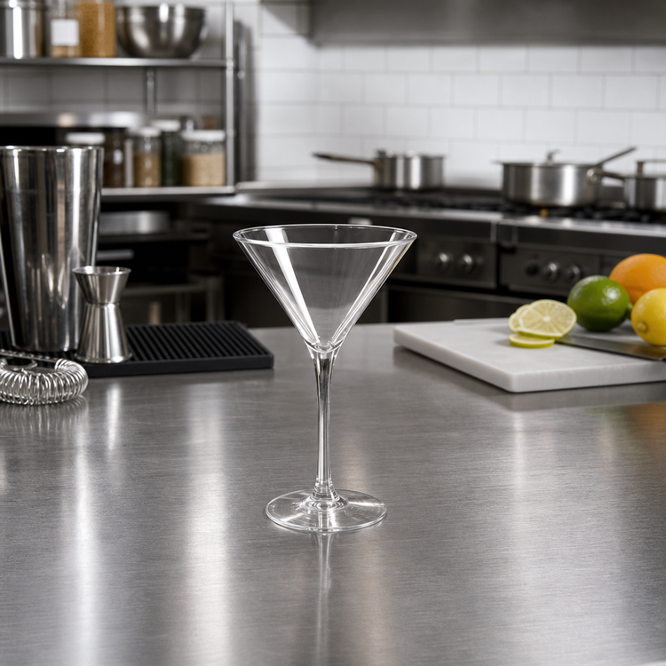 Product image #3 for Alibi 9 oz Clear Polycarbonate Martini Glass