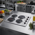 Thumbnail image #2 for Summit Commercial CSD4B24 24-Inch 4-Burner Electric Built-In Cooktop with Sealed Cast Iron Elements