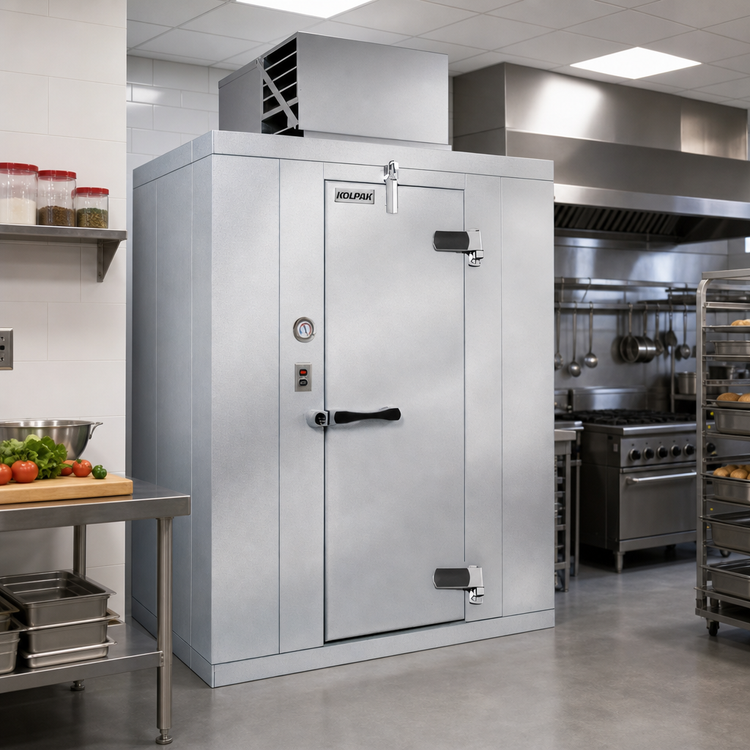 Product image #2 for Kolpak Polar-Pak Indoor Walk-In Freezer with Floor and Top-Mounted Self-Contained Refrigeration