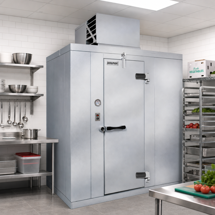 Product image #2 for Kolpak Polar-Pak Indoor Walk-In Freezer with Floor and Top-Mounted Self-Contained Refrigeration