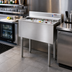 Thumbnail image #2 for Eagle Group 2200 Series Underbar Ice Bin/Cocktail Unit with Sliding Cover, 42 Inch x 24 Inch, 239 lb. Capacity