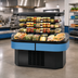 Thumbnail image #2 for Federal Industries Islands Self-Serve Refrigerated Display Island Merchandiser with LED Lighting and Adjustable Shelves