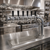 Thumbnail image #3 for Pipe Cantilever Countertop Air-Cooled Draft Dispensing Tower with 6 Stainless Steel Faucets