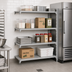 Thumbnail image #3 for Cambro Camshelving Premium 4-Tier Solid Add-On Polymer Shelving Unit, 18 x 60 x 84 Inches