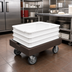 Thumbnail image #3 for Cambro Camdolly® Pizza Dough Box Dolly with 5-Inch Casters, Dark Brown