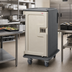 Thumbnail image #3 for Cambro Tall Profile 16-Tray 2-Compartment Meal Delivery Cart for 15 x 20-Inch Trays